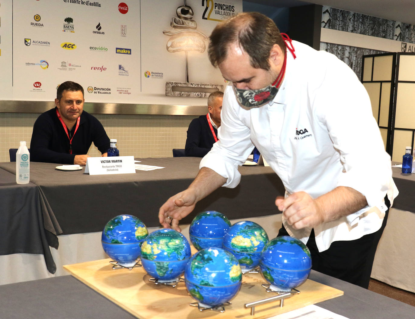 Concurso Provincial de Pinchos de Valladolid en la Escuela de Cocina Alcazarén. 