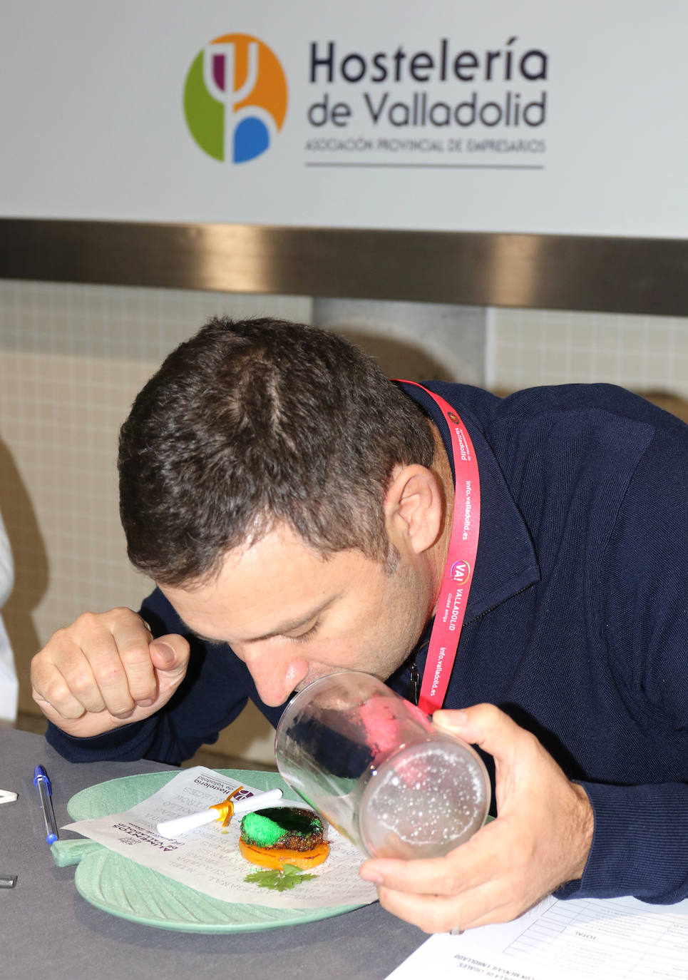 Concurso Provincial de Pinchos de Valladolid en la Escuela de Cocina Alcazarén. 