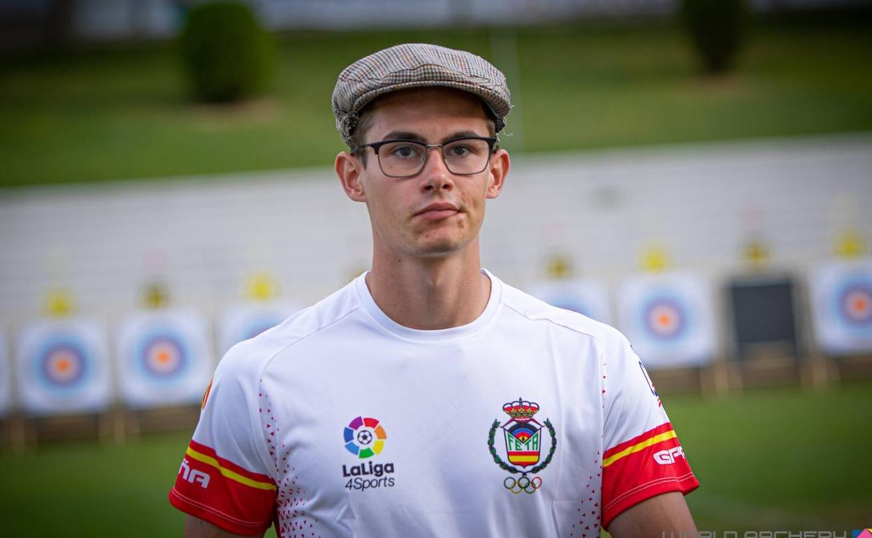 El arquero salmantino Carlos Iglesias, de nuevo internacional con España