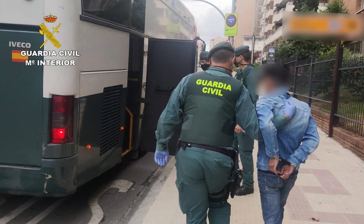 Una de las detenciones realizadas en Guadalajara. 