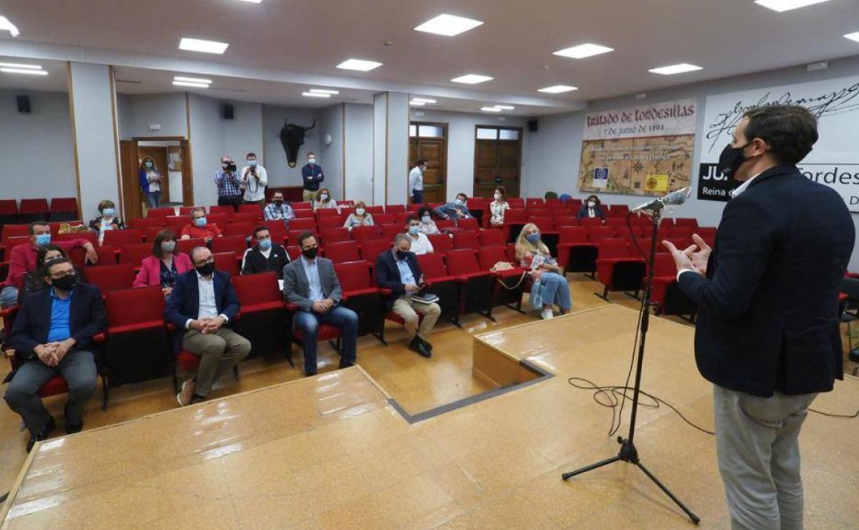 Clausura del taller en la localidad de Tordesillas.