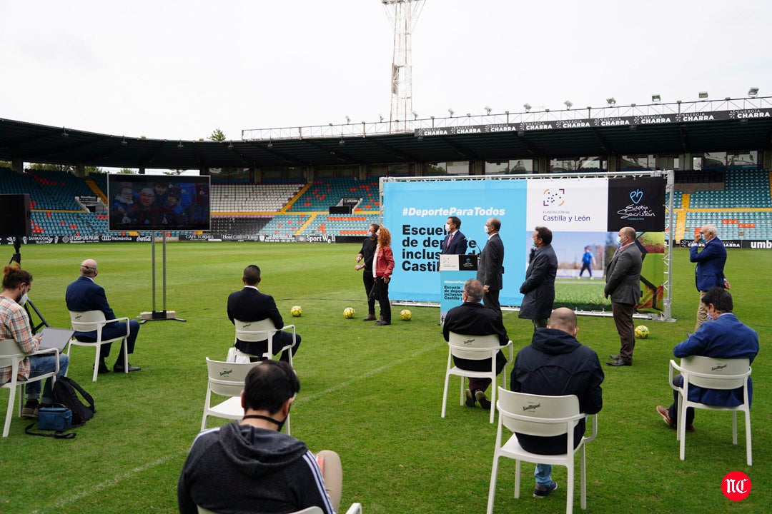 Acto de presentación en Salamanca del convenio entre fundaciones
