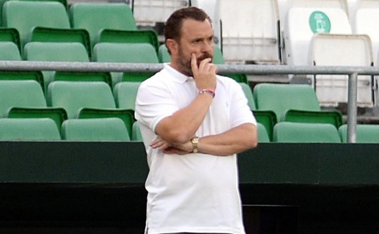 Sergio González, el pasado domingo en el Benito Villamarín.