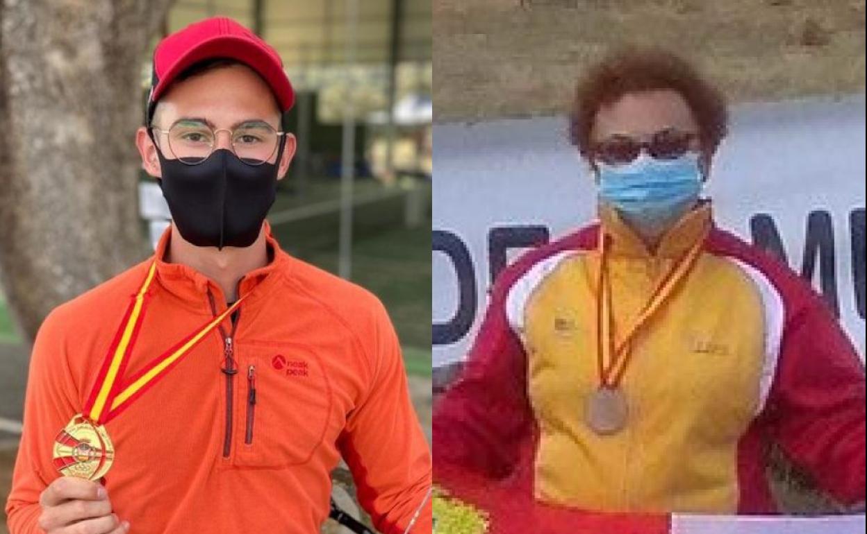 Oro para Carlos Iglesias y bronce para Rosa Hernández en el Nacional de tiro con arco de campo