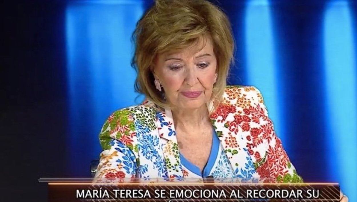 María Teresa Campos emocionada al recordar su relación con Bigote Arrocet. 