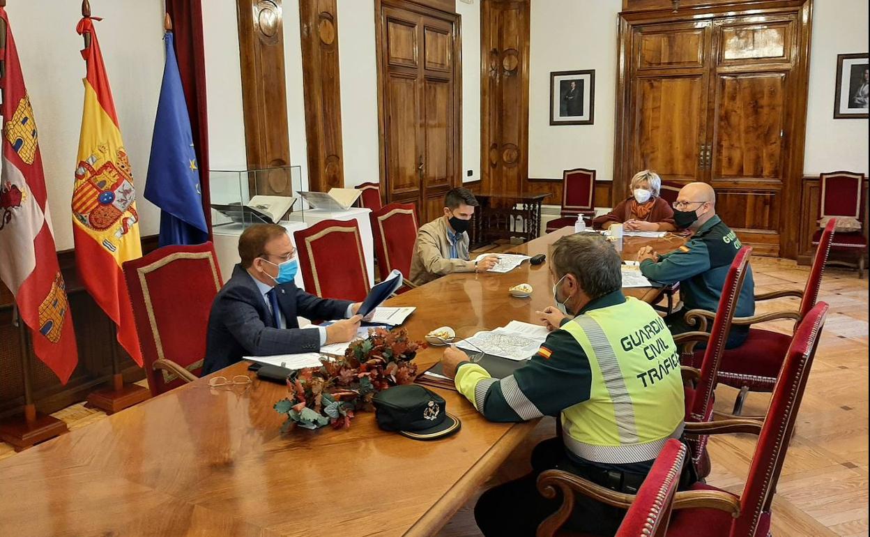 Reunión de esta mañana en la subdelegación.