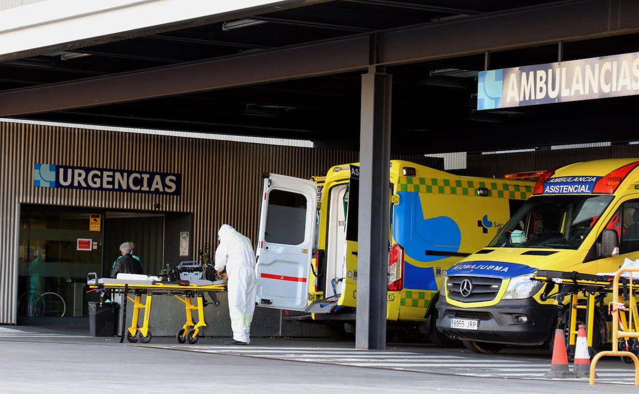 Servicio de Urgencias del Hospital Clínico de Valladolid. 