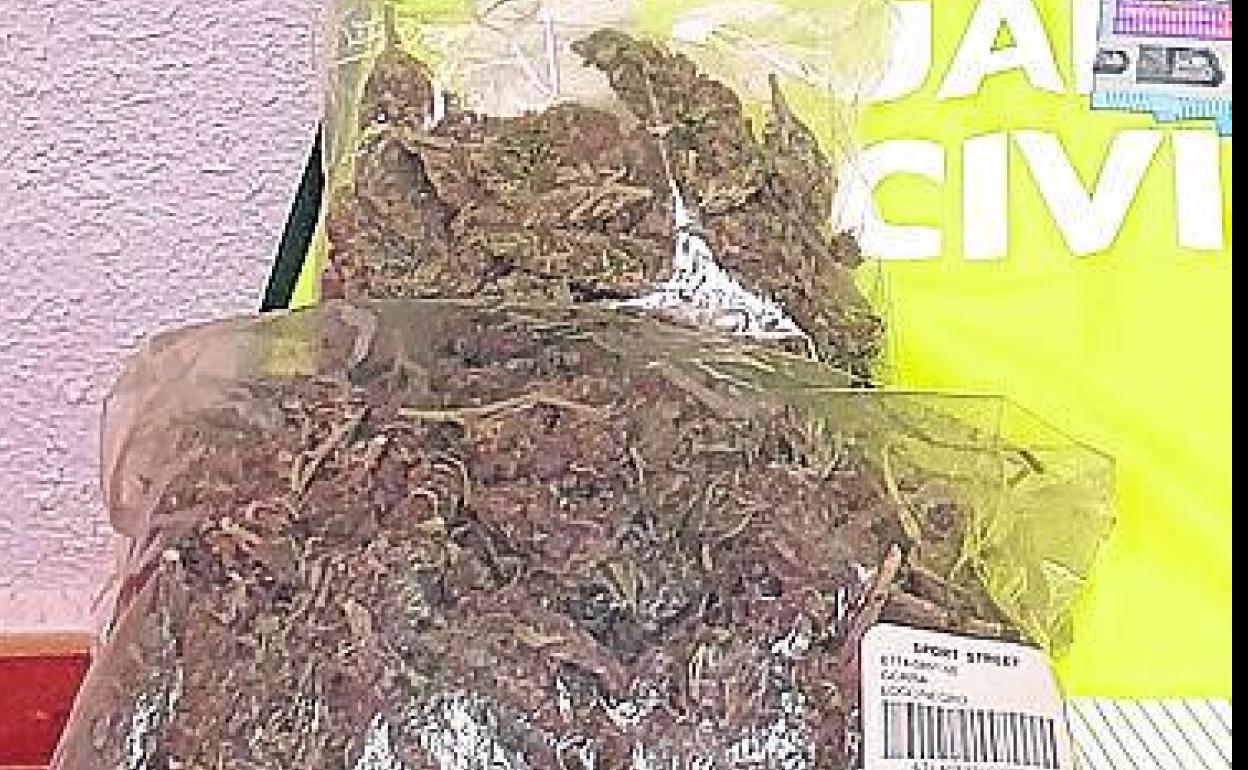 Mercancía incautada. 