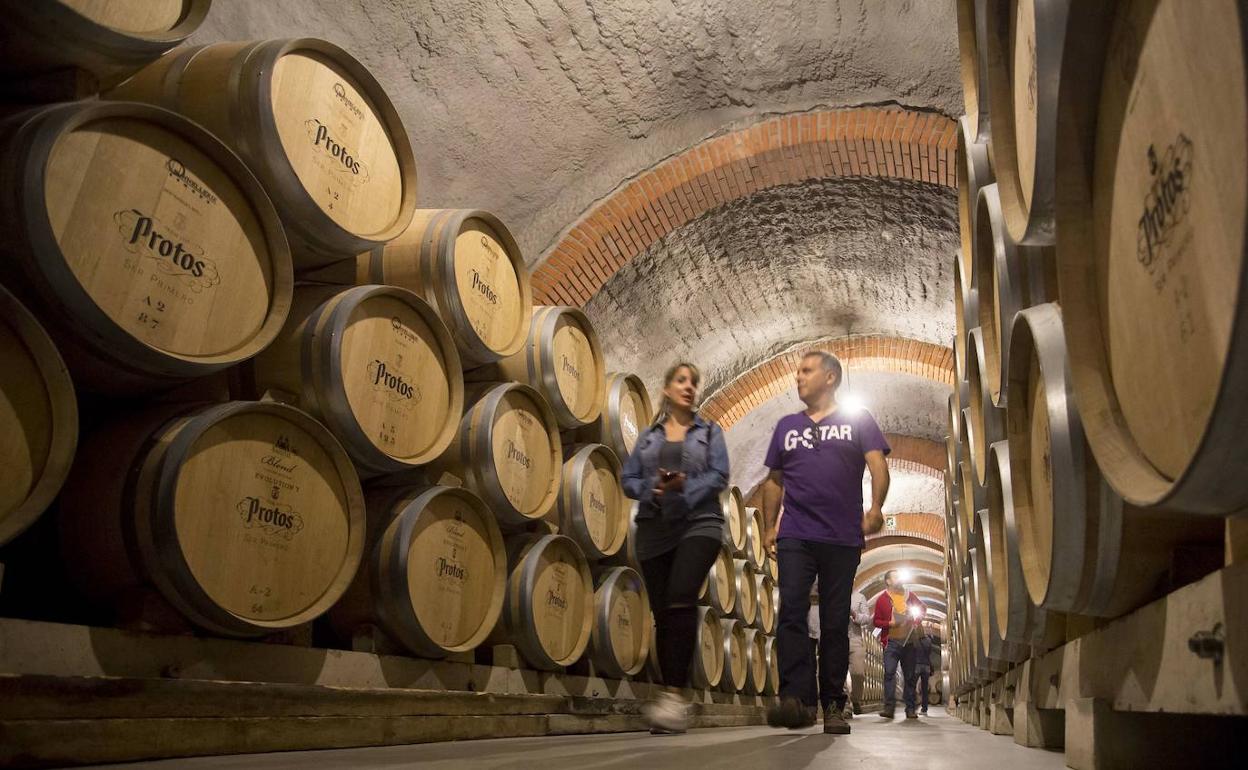 Visita a la bodega de Protos en Peñafiel.