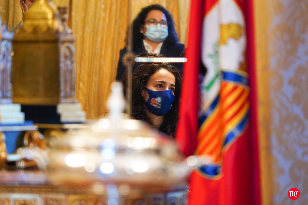 Recepción en el Ayuntamiento de Salamanca al Perfumerías Avenida