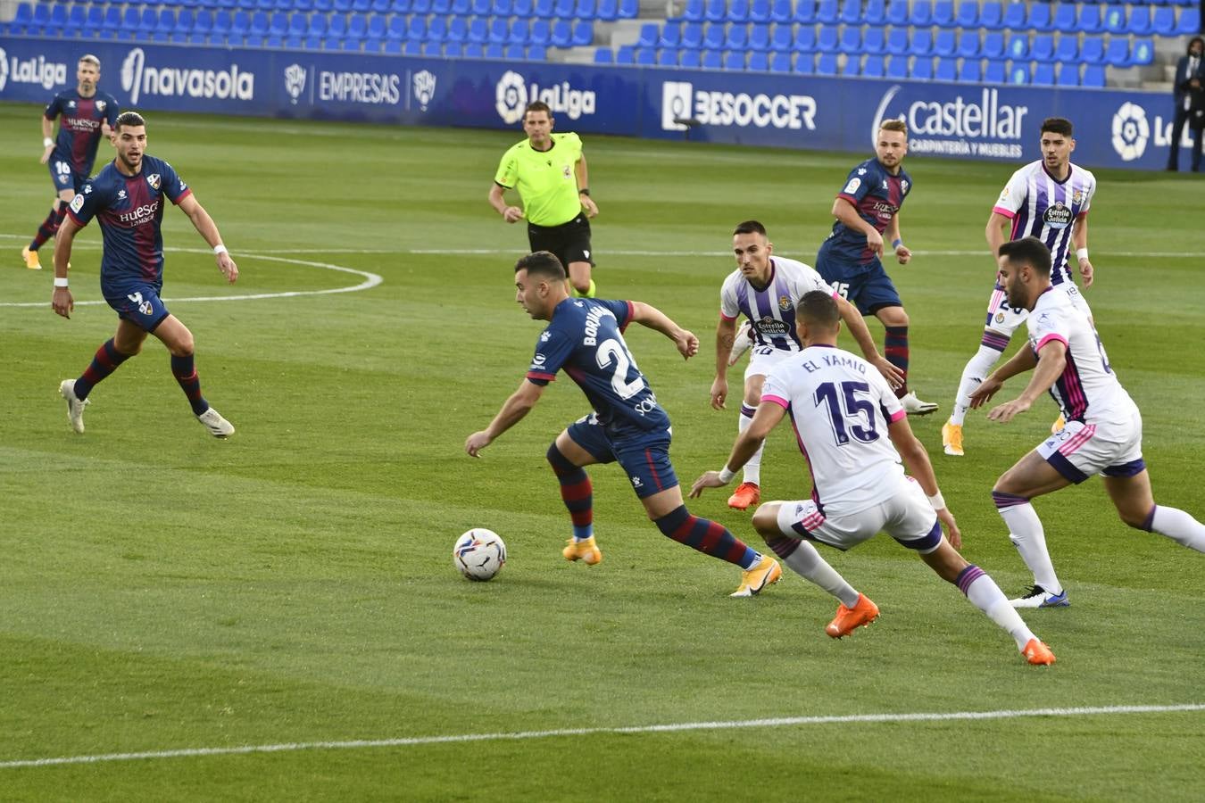 Fotos: EMpate del Real Valladolid en Huesca (2-2)