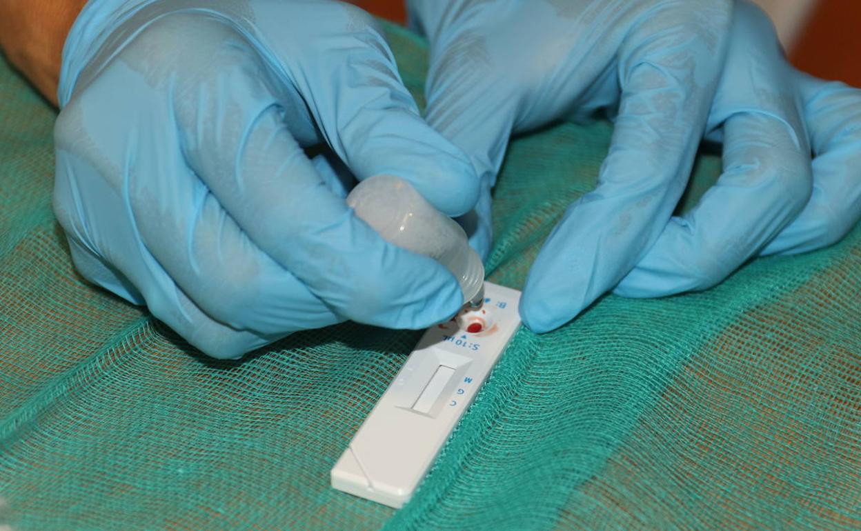 Prueba de coronavirus.