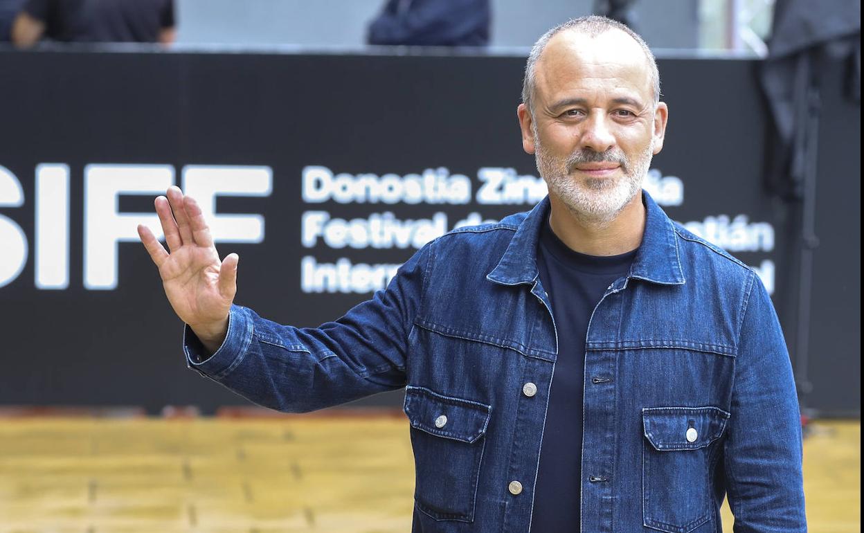 Javier Gutiérrez, en el Festival de San Sebastián. 