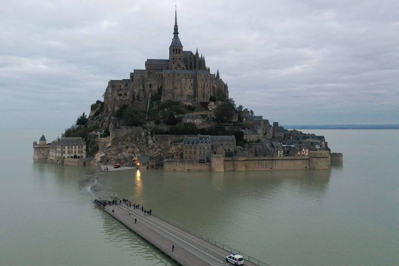 Fotos: La magia de las mareas de Mont-Saint-Michel