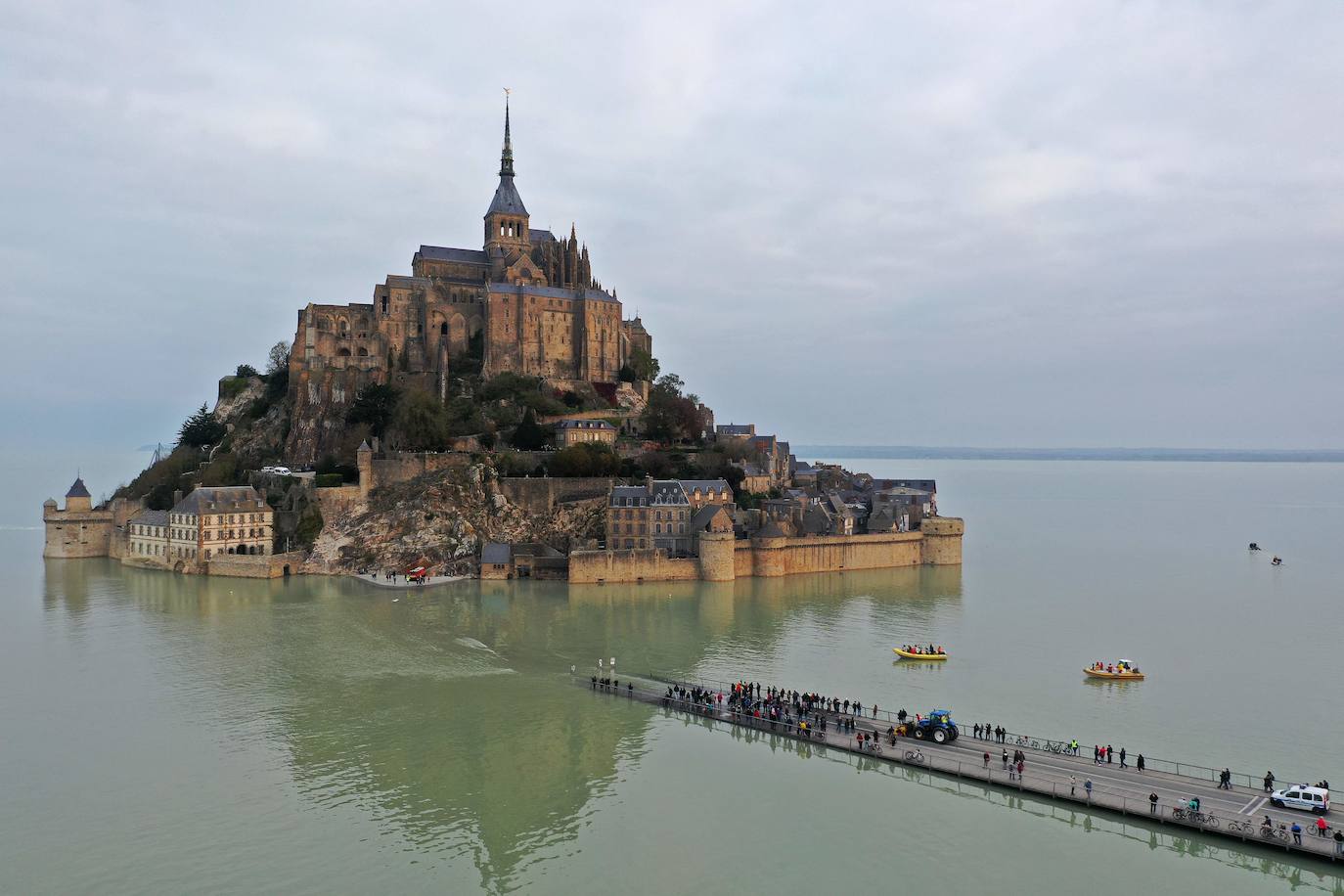 Fotos: La magia de las mareas de Mont-Saint-Michel