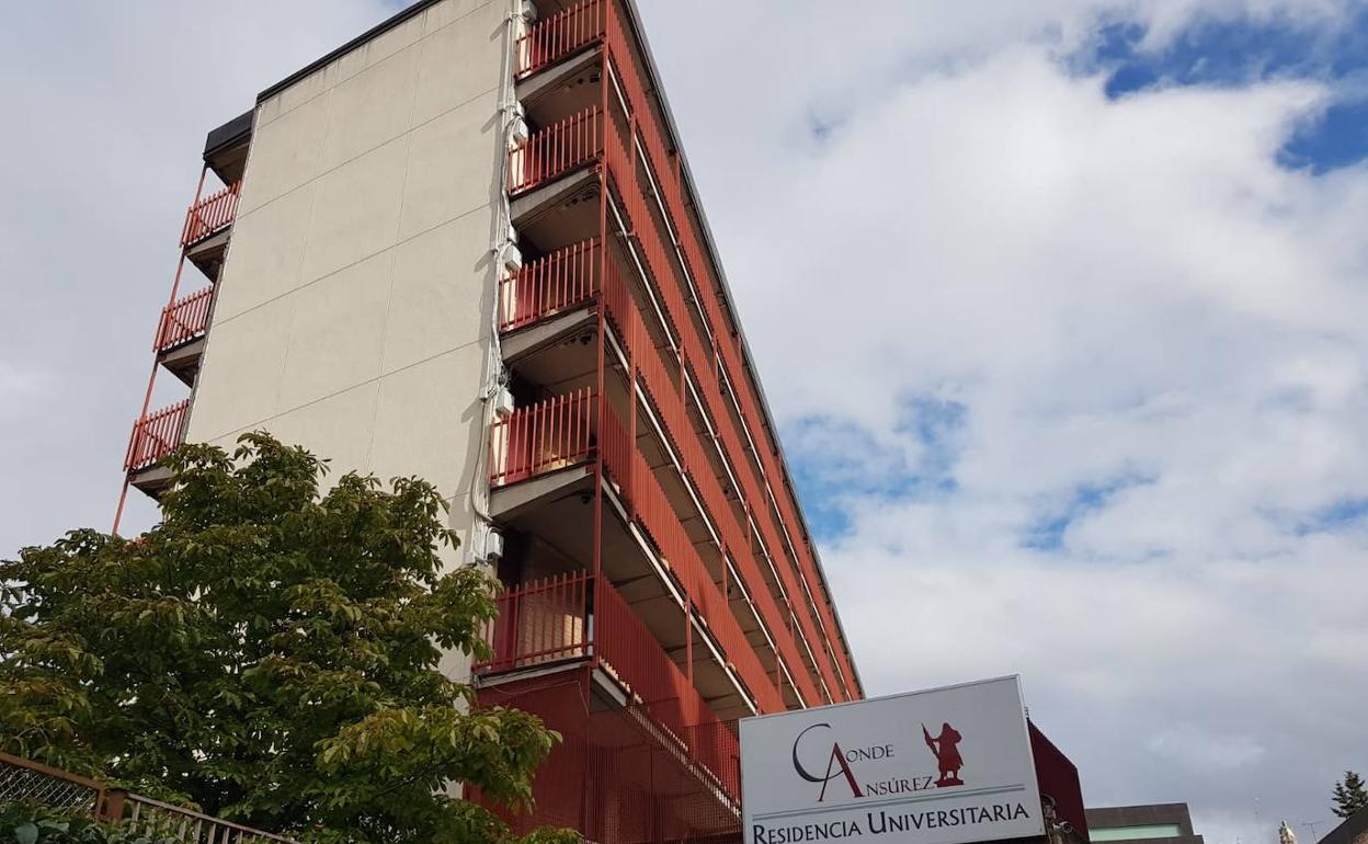 Residencia Universitaria Conde Ansúrez, donde se ha registrado el brote