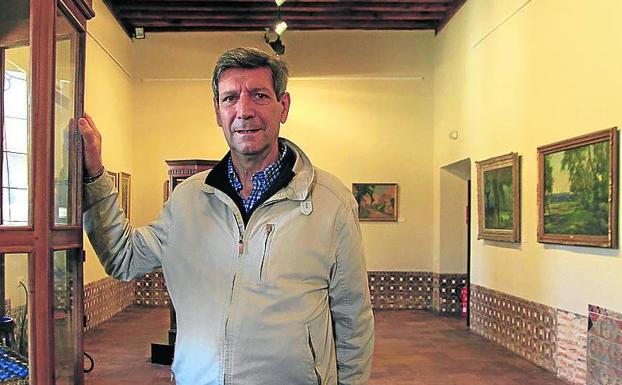 Rafael Cantalejo, en el museo. 
