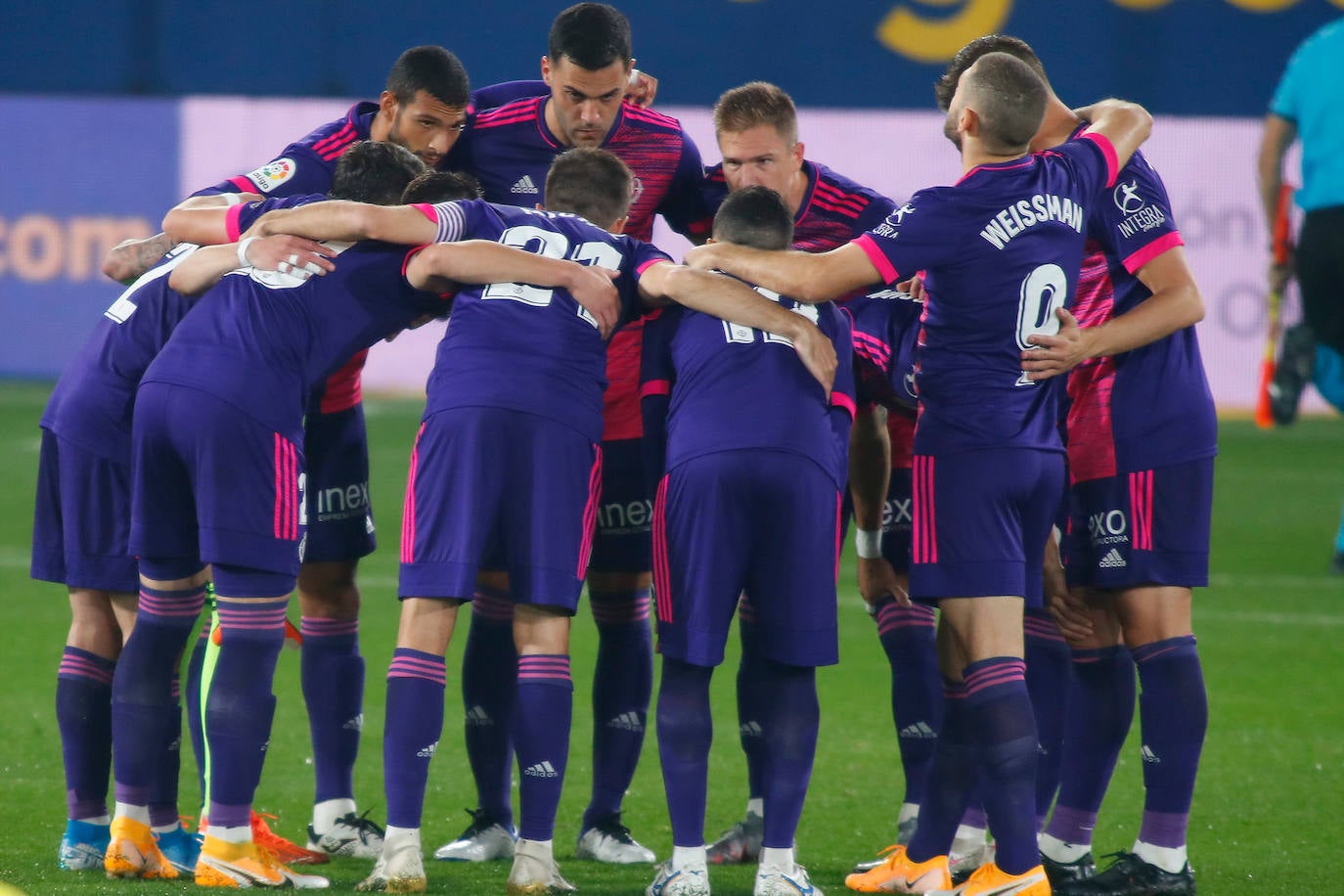 El Real Valladolid pierde por dos goles a cero contra el Villarreal. 