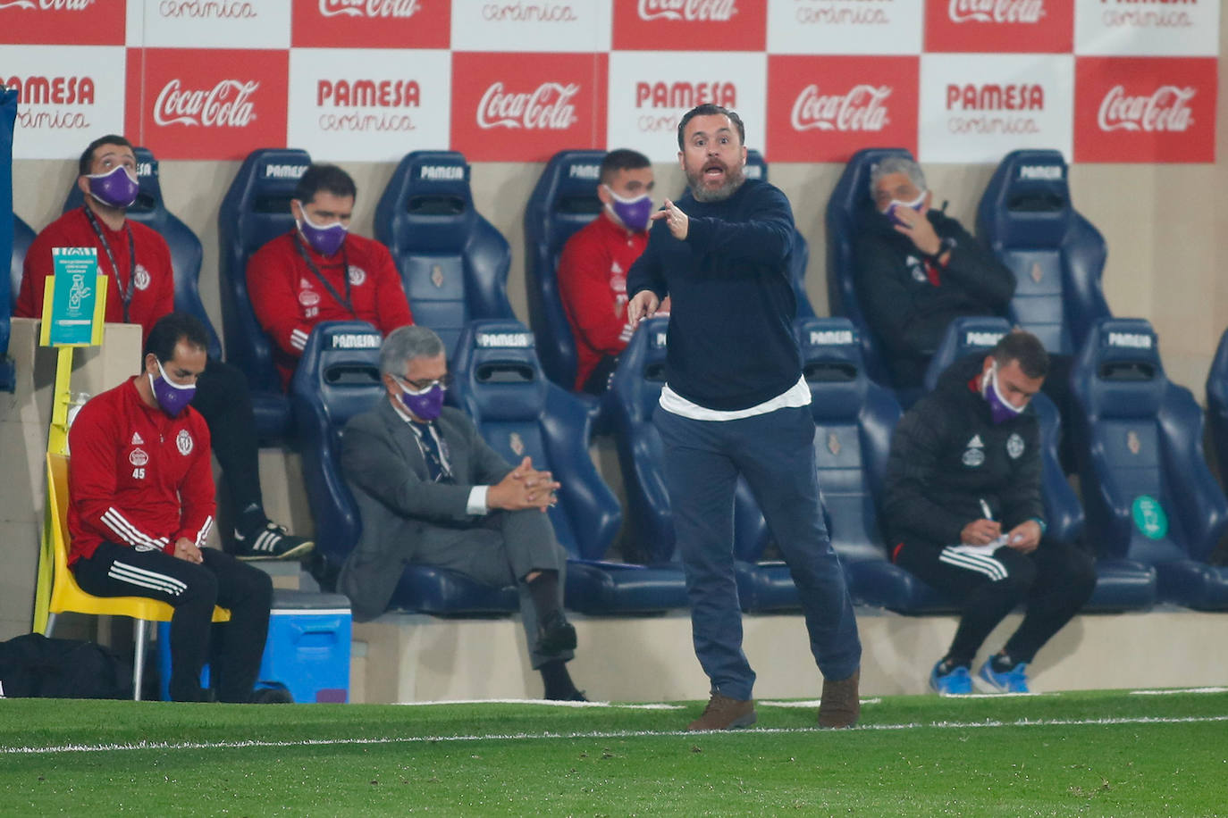 El Real Valladolid pierde por dos goles a cero contra el Villarreal. 