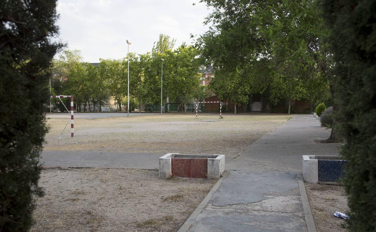 Terreno donde se va a construir la nueva escuela infantil. 