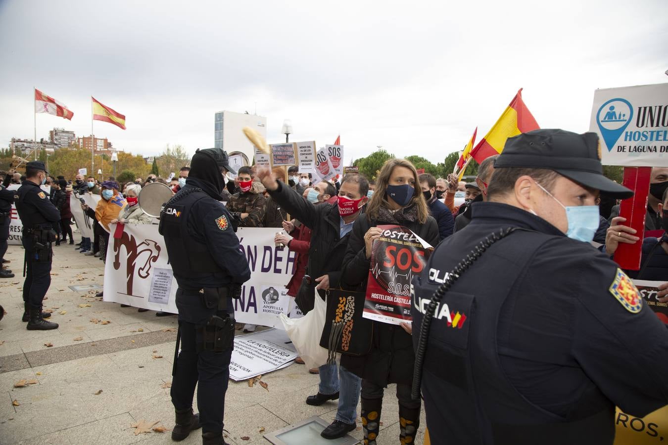 Fotos: Manifestación de hosteleros en Valladolid