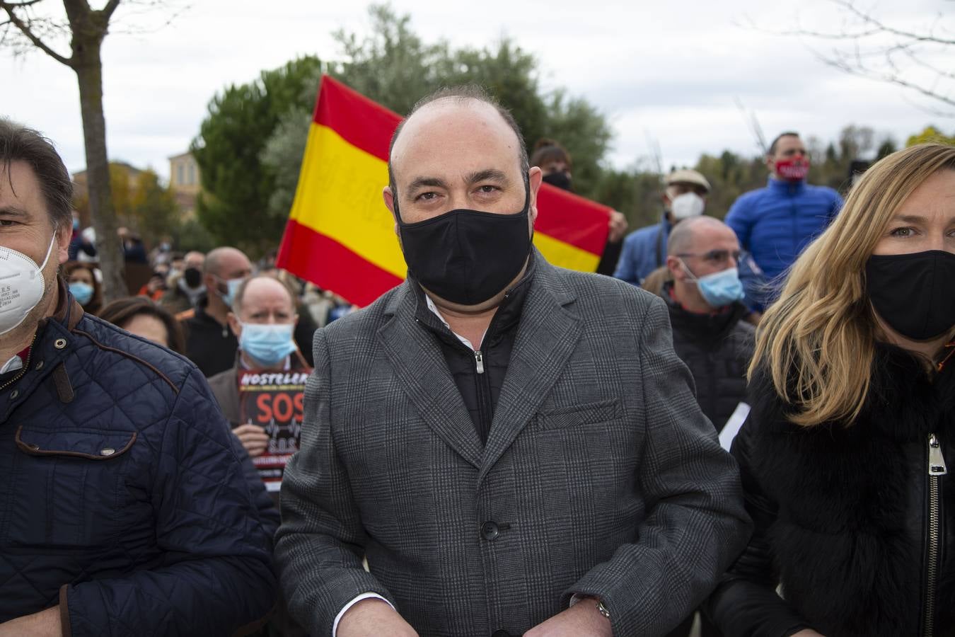 Fotos: Manifestación de hosteleros en Valladolid