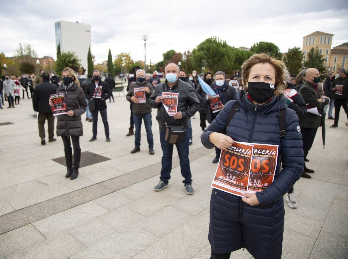 Fotos: Manifestación de hosteleros en Valladolid