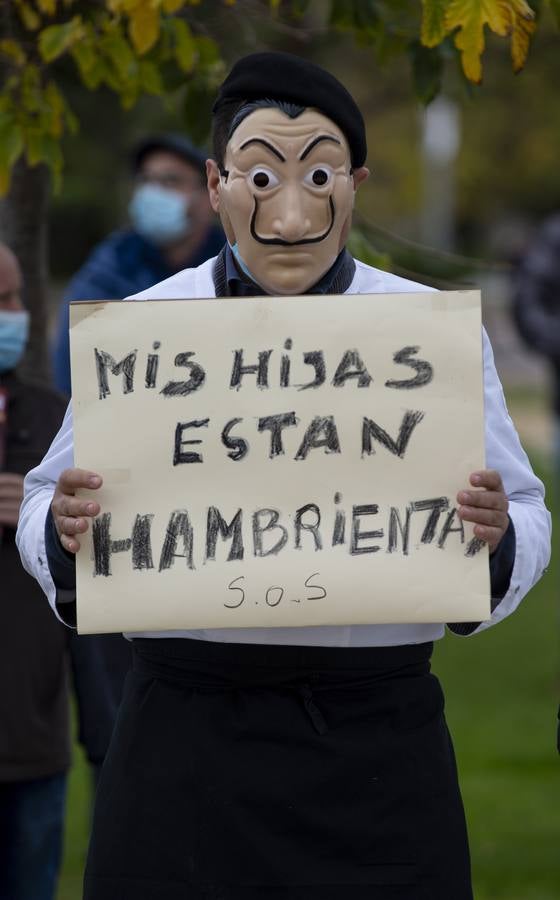 Fotos: Manifestación de hosteleros en Valladolid