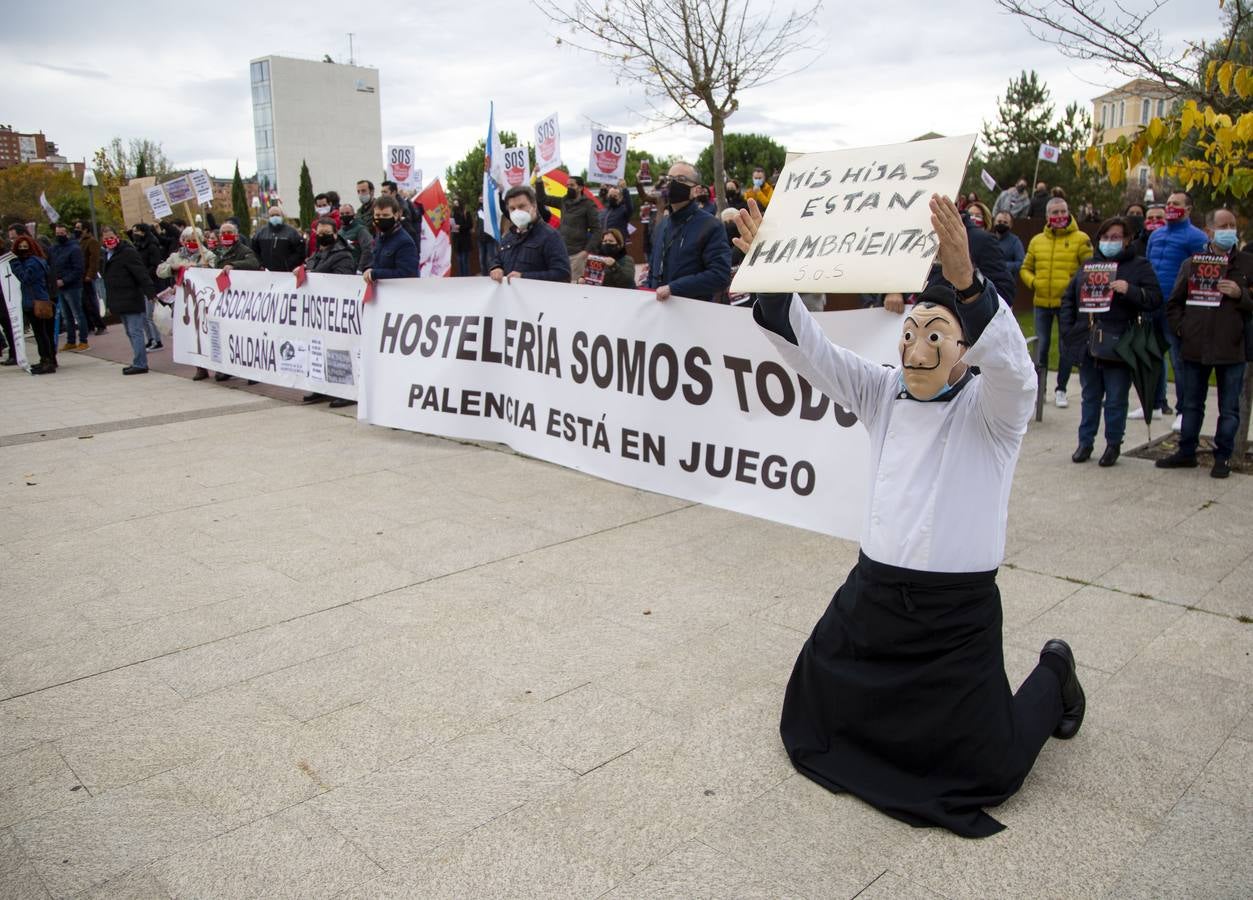 Fotos: Manifestación de hosteleros en Valladolid