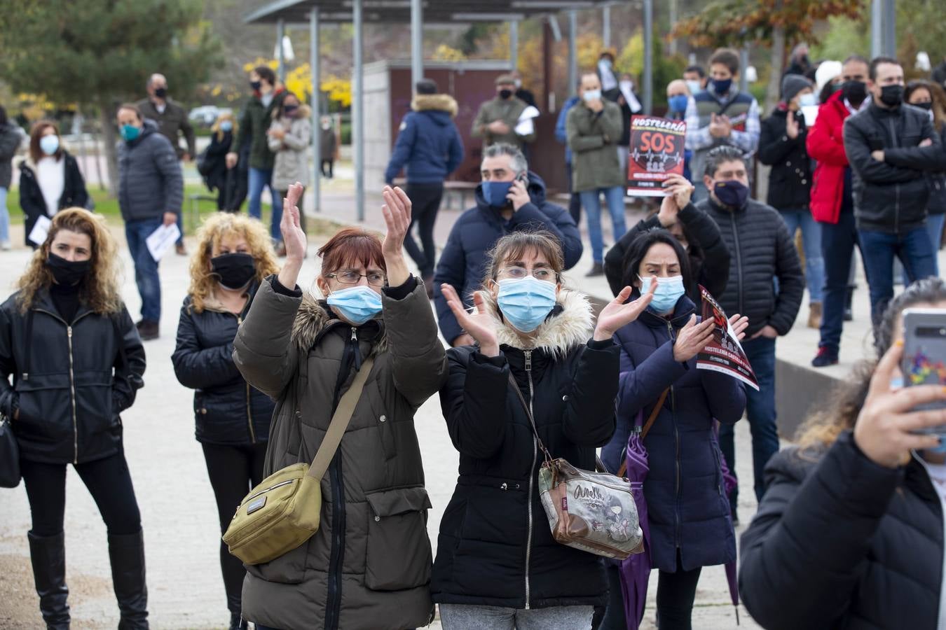 Fotos: Manifestación de hosteleros en Valladolid