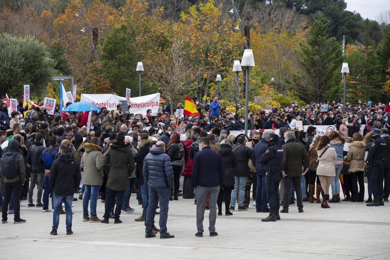 Fotos: Manifestación de hosteleros en Valladolid