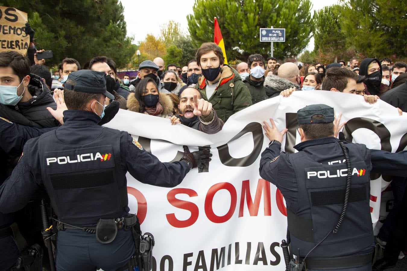 Fotos: Manifestación de hosteleros en Valladolid