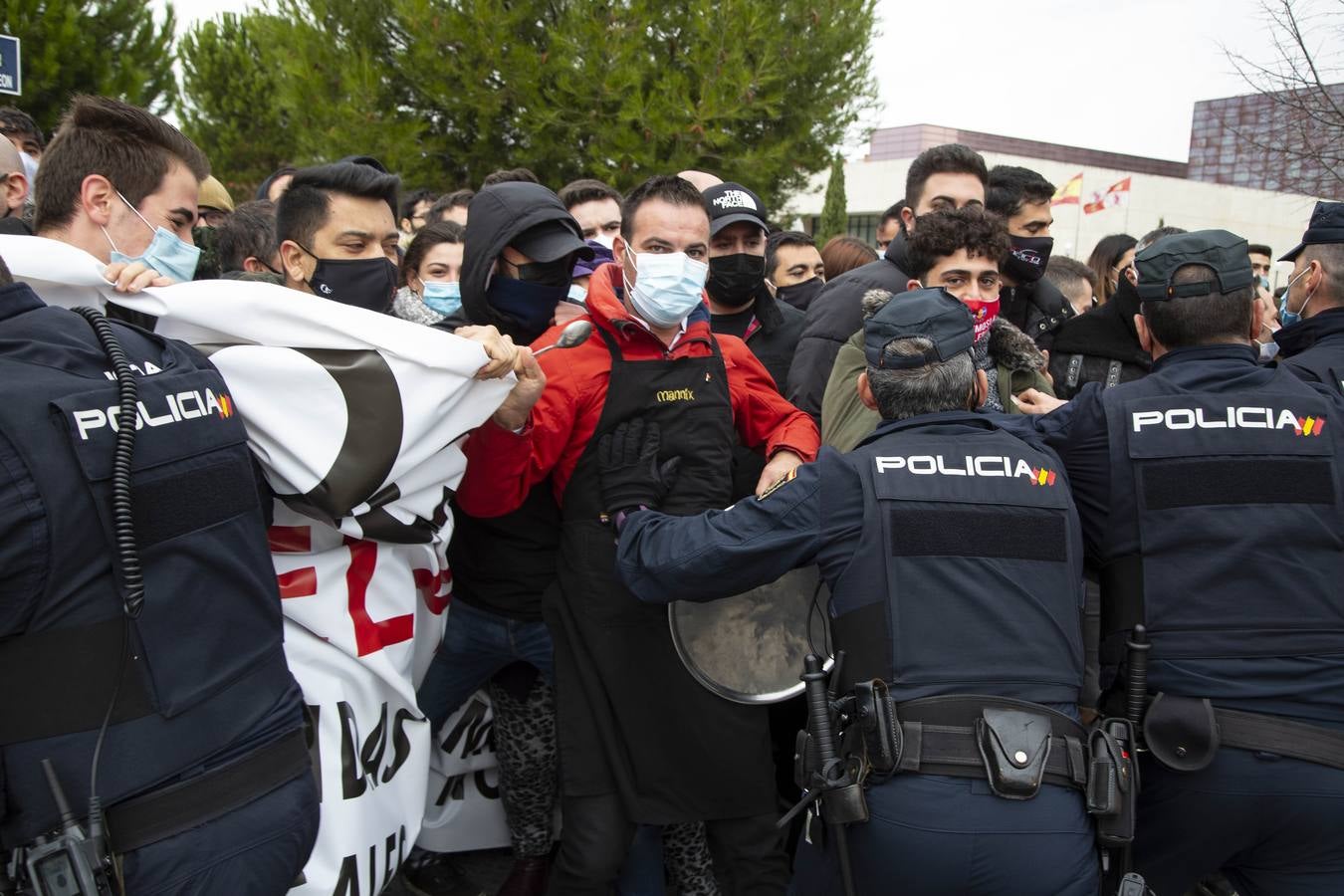 Fotos: Manifestación de hosteleros en Valladolid