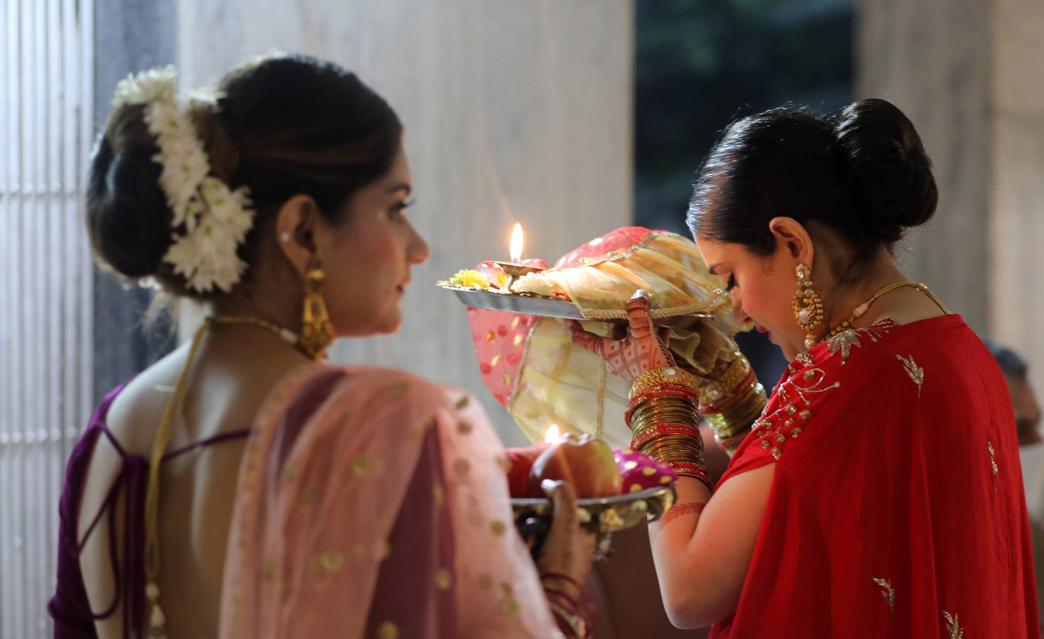Fotos: El ayuno de Karva Chauth