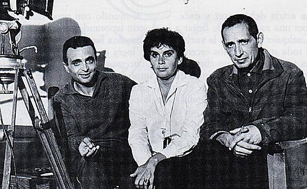 Ana Mariscal, con Miguel Delibes.