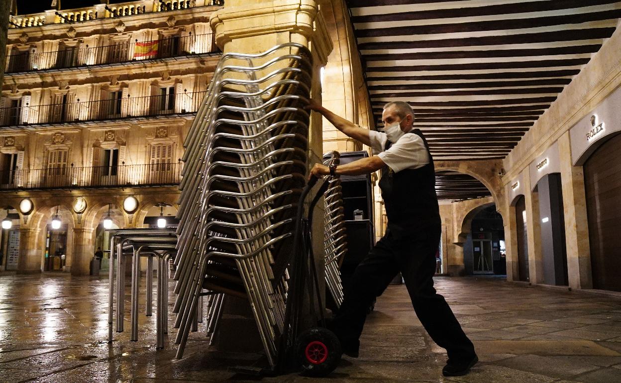 Cierre de hostelería en Salamanca. 