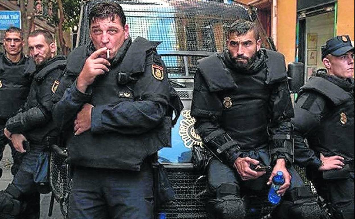 Fotograma de la serie 'Antidisturbios'.