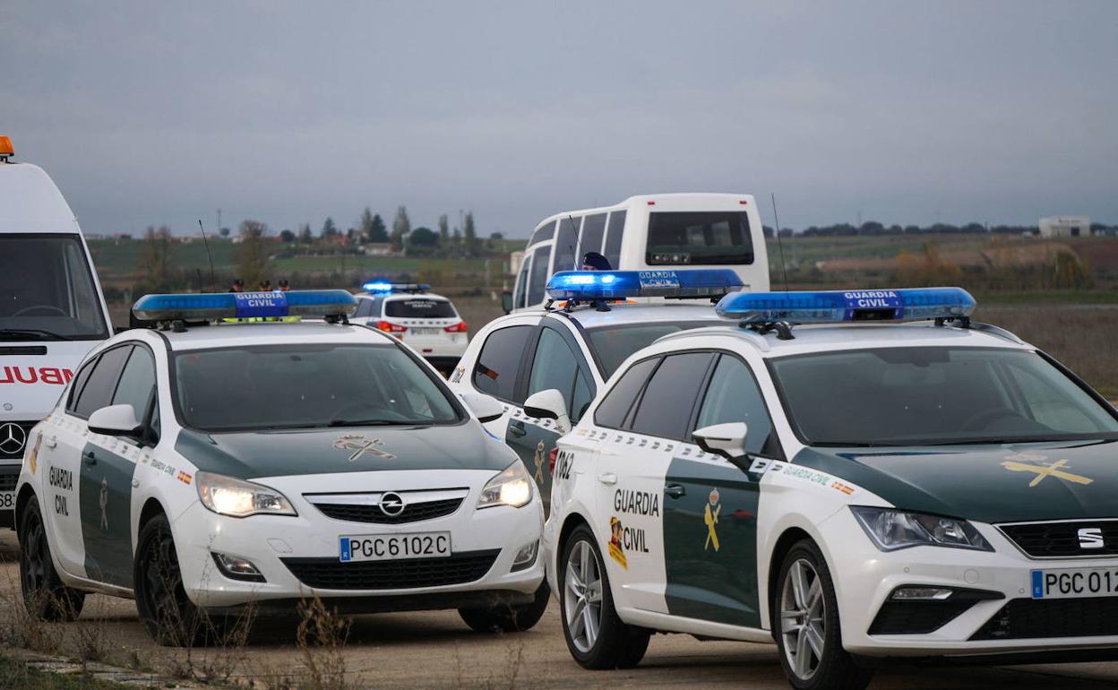 Vehículos de la Gardia Civil. 