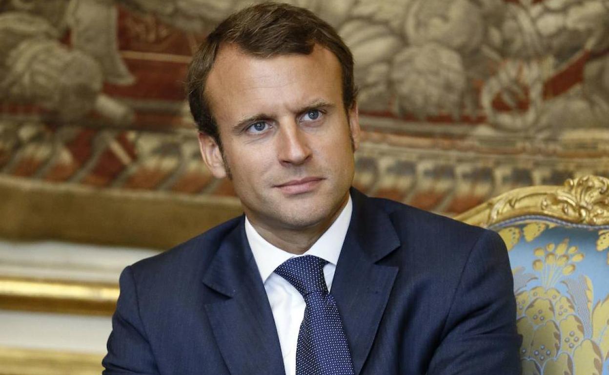 El presidente francés, Emmanuel Macron, angustiado por el control de sus fronteras. 