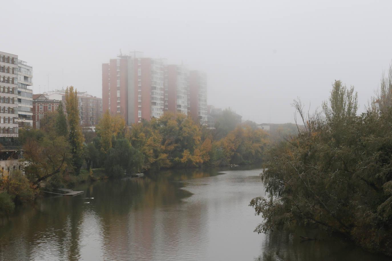 Fotos: Jornada de niebla en Valladolid