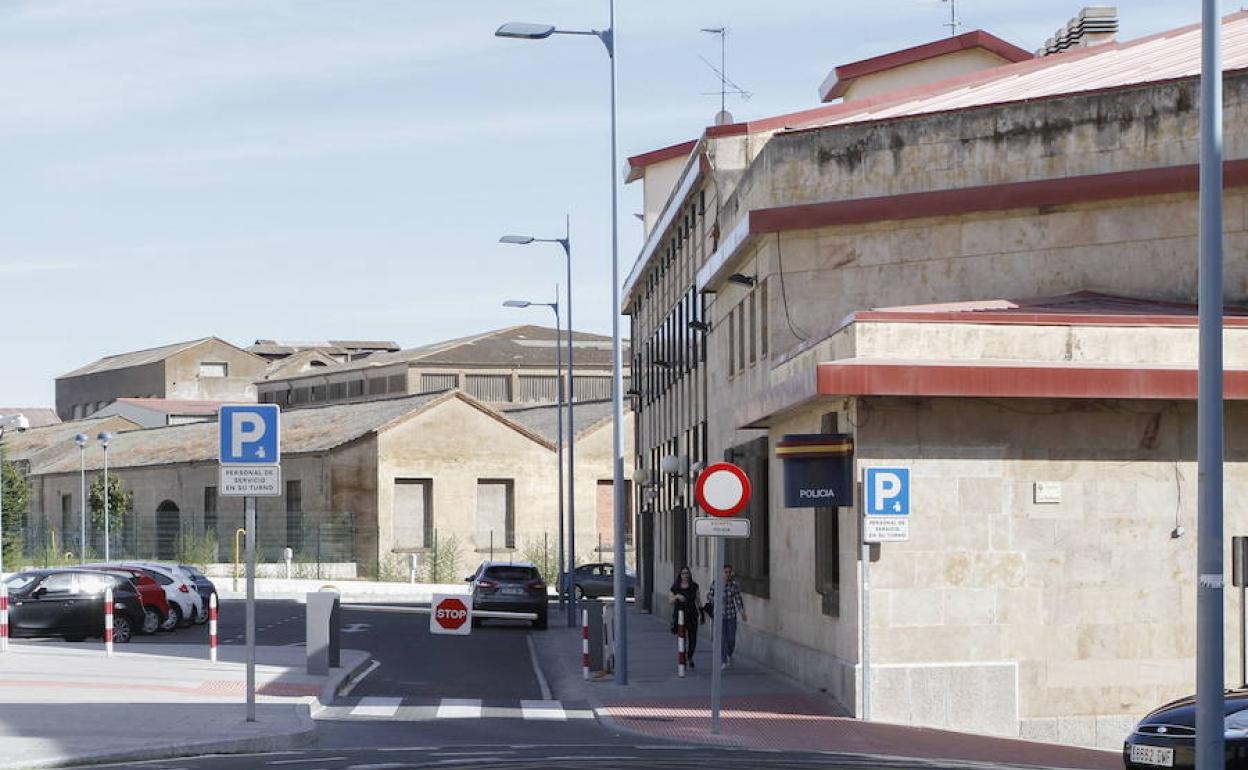 Comisaría de Salamanca, en la calle Jardines.