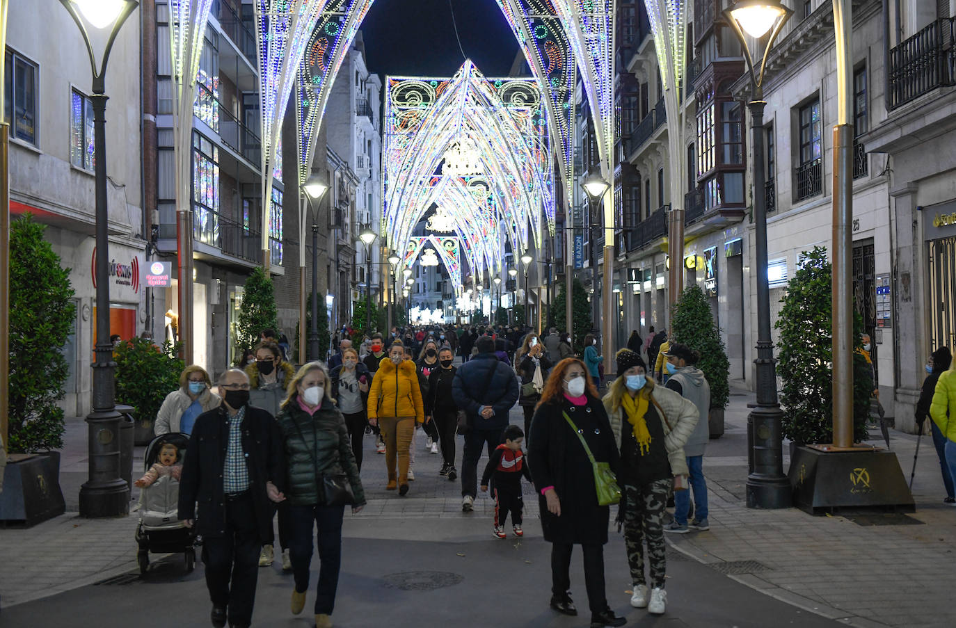 Fotos: Aglomeraciones en el centro de Valladolid durante la tarde del domingo