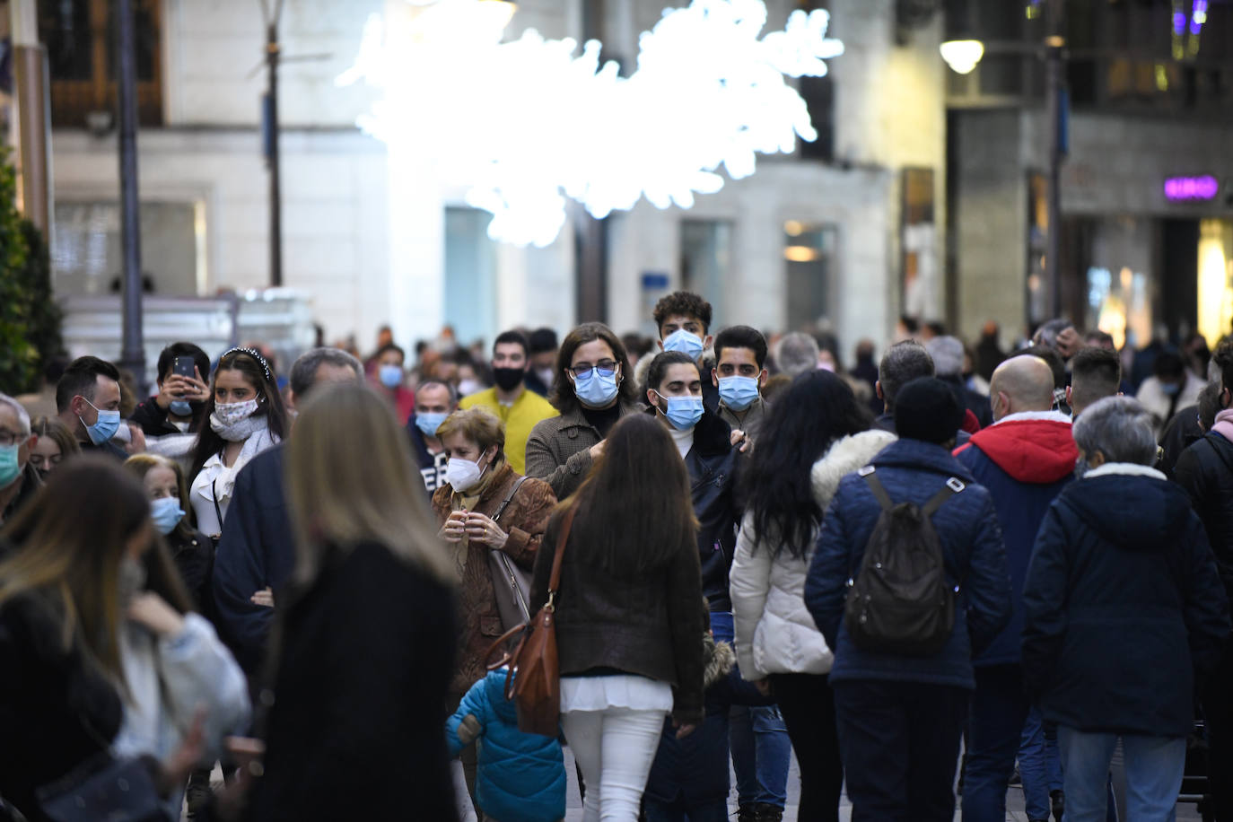 Fotos: Aglomeraciones en el centro de Valladolid durante la tarde del domingo