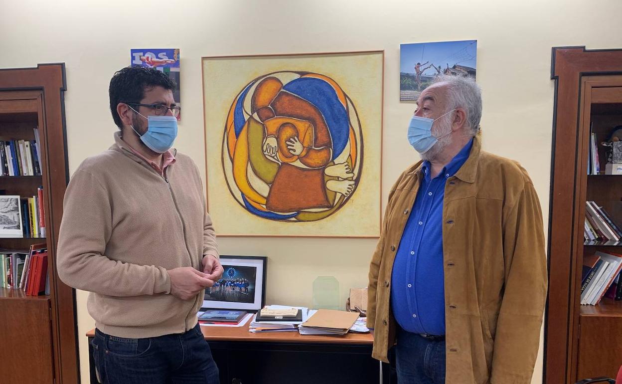 Alberto Bustos y Óscar Castañeda. 