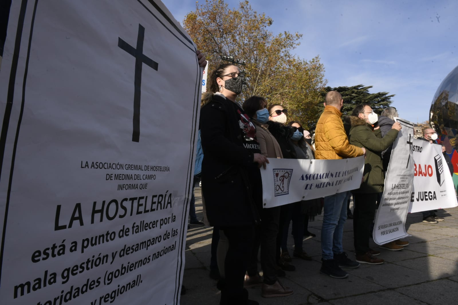Fotos: Manifestación en Valladolid de todos los sectores afectados por la crisis de la pandemia