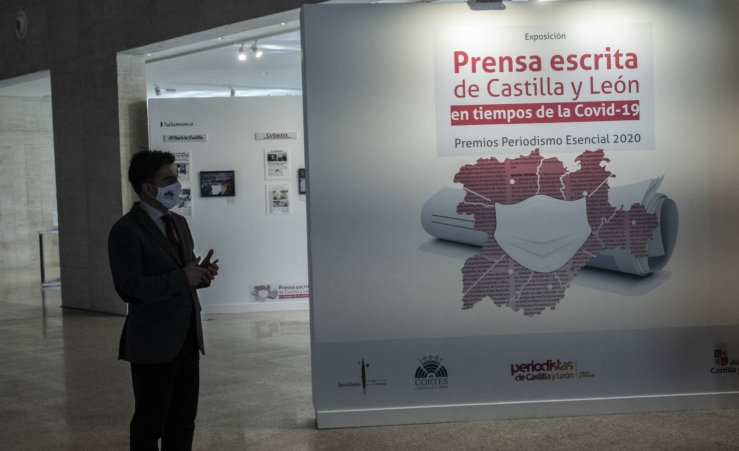 Fotos: Exposición &#039;Prensa escrita de Castilla y León en tiempo de la covid 19&#039;