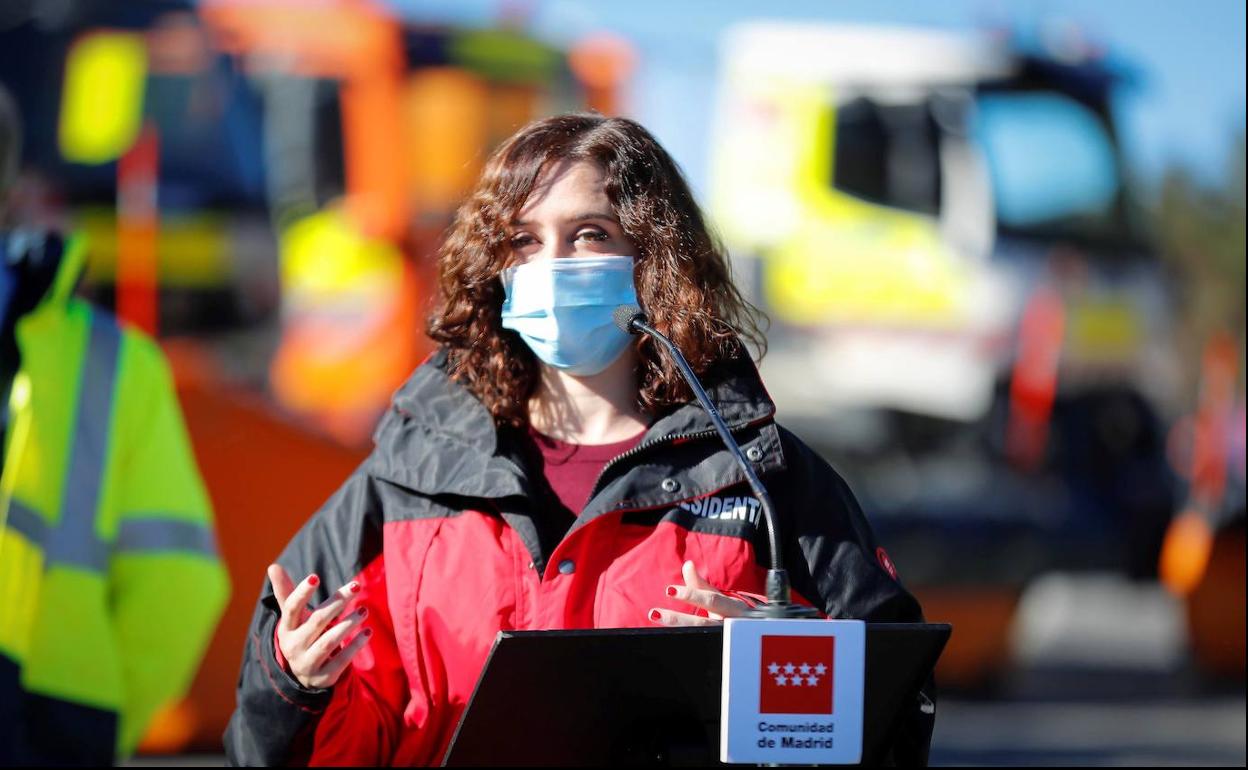 La presidenta de la Comunidad de Madrid, Isabel Díaz Ayuso.