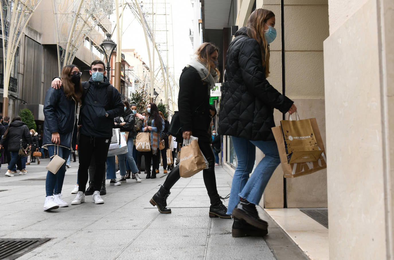 De compras por Valladolid. 