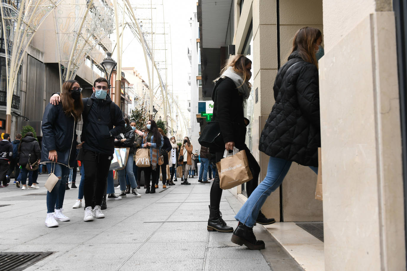 De compras por Valladolid. 
