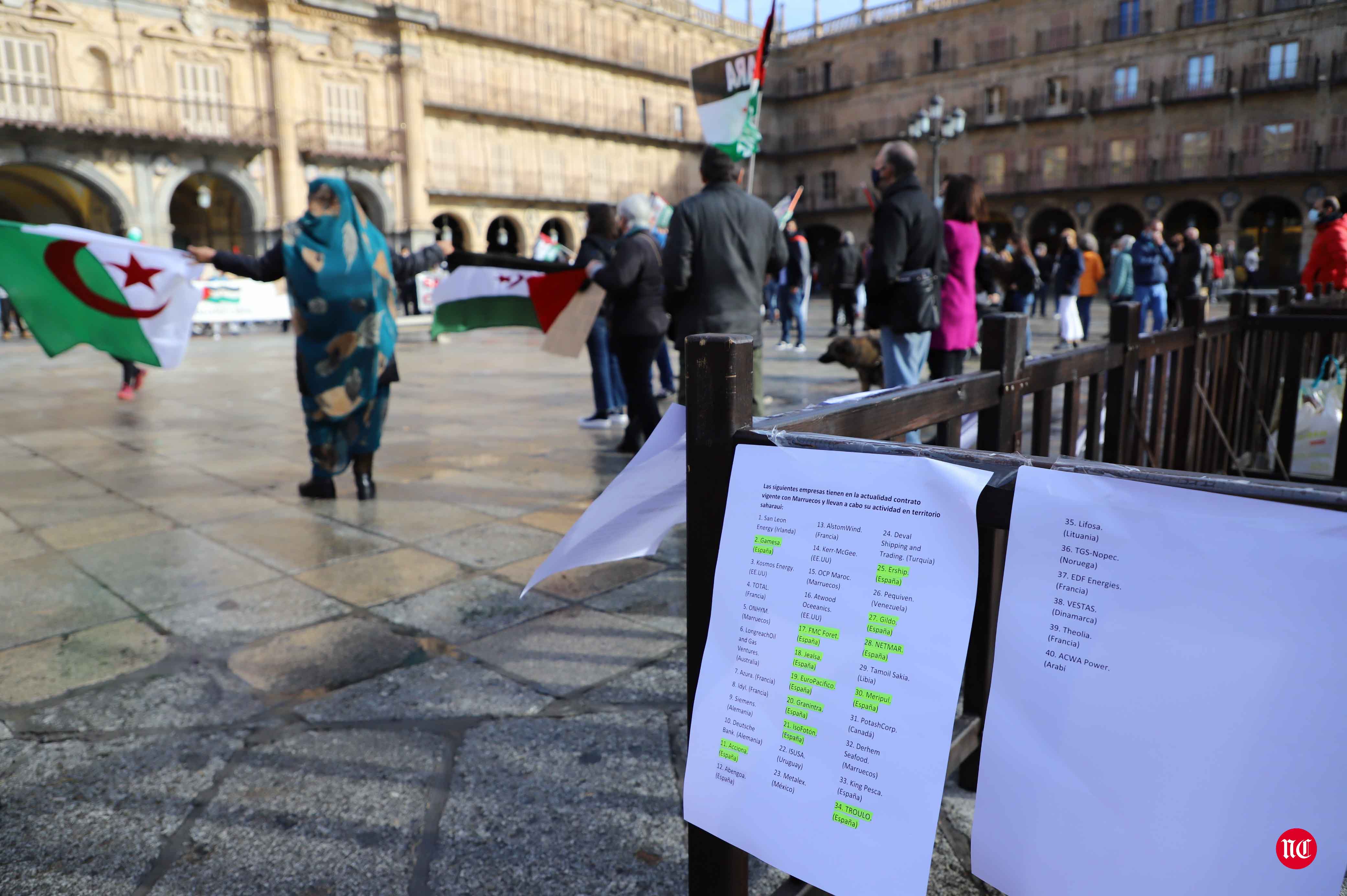Fotos: Salamanca con el Sahara